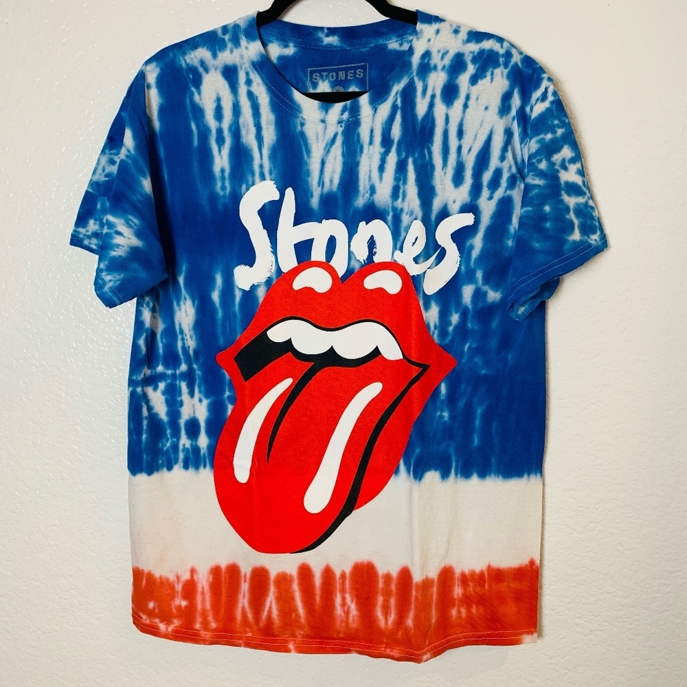 Rolling Stones No Filter Tour 2019 Graphic Band Tee Shirt Unisex Large Tie Dye